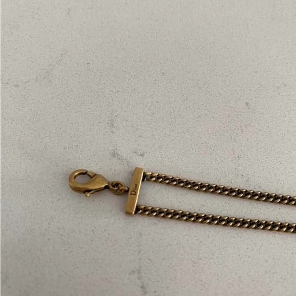 Old Gold J’Adior Chain Necklace - Picture 3 of 4